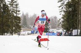 19.02.2017, Otepaeae, Estonia (EST): Graeme Killick (CAN) - FIS world cup cross-country, 15km men, Otepaeae (EST). www.nordicfocus.com. © Modica/NordicFocus. Every downloaded picture is fee-liable.