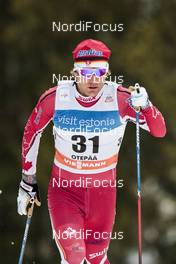 19.02.2017, Otepaeae, Estonia (EST): Devon Kershaw (CAN) - FIS world cup cross-country, 15km men, Otepaeae (EST). www.nordicfocus.com. © Modica/NordicFocus. Every downloaded picture is fee-liable.