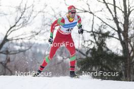 18.02.2017, Otepaeae, Estonia (EST): Mikhail Kuklin (BLR) - FIS world cup cross-country, individual sprint, Otepaeae (EST). www.nordicfocus.com. © Modica/NordicFocus. Every downloaded picture is fee-liable.