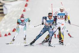 18.02.2017, Otepaeae, Estonia (EST): Jessica Diggins (USA), Ida Ingemarsdotter (SWE), (l-r)  - FIS world cup cross-country, individual sprint, Otepaeae (EST). www.nordicfocus.com. © Modica/NordicFocus. Every downloaded picture is fee-liable.