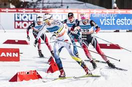18.02.2017, Otepaeae, Estonia (EST): Stina Nilsson (SWE), Kathrine Rolsted Harsem (NOR), (l-r)  - FIS world cup cross-country, individual sprint, Otepaeae (EST). www.nordicfocus.com. © Modica/NordicFocus. Every downloaded picture is fee-liable.