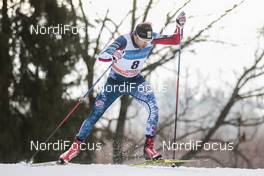 18.02.2017, Otepaeae, Estonia (EST): Andrew Newell (USA) - FIS world cup cross-country, individual sprint, Otepaeae (EST). www.nordicfocus.com. © Modica/NordicFocus. Every downloaded picture is fee-liable.