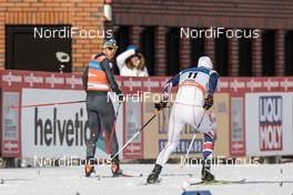 18.02.2017, Otepaeae, Estonia (EST): Federico Pellegrino (ITA), Andrew Young (GBR), (l-r)  - FIS world cup cross-country, individual sprint, Otepaeae (EST). www.nordicfocus.com. © Modica/NordicFocus. Every downloaded picture is fee-liable.