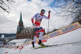 08.03.2017, Drammen, Norway (NOR): Emil Iversen (NOR) - FIS world cup cross-country, individual sprint, Drammen (NOR). www.nordicfocus.com. © Rauschendorfer/NordicFocus. Every downloaded picture is fee-liable.