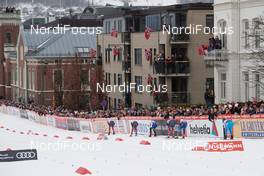 08.03.2017, Drammen, Norway (NOR): Downhill section quarter finals men  - FIS world cup cross-country, individual sprint, Drammen (NOR). www.nordicfocus.com. © Rauschendorfer/NordicFocus. Every downloaded picture is fee-liable.