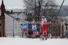 08.03.2017, Drammen, Norway (NOR): Alexander Panzhinskiy (RUS), Alexander Bolshunov (RUS), Alex Harvey (CAN), (l-r)  - FIS world cup cross-country, individual sprint, Drammen (NOR). www.nordicfocus.com. © Rauschendorfer/NordicFocus. Every downloaded picture is fee-liable.