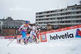 08.03.2017, Drammen, Norway (NOR): Krista Parmakoski (FIN), Anna Dyvik (SWE), Marit Bjoergen (NOR), (l-r)  - FIS world cup cross-country, individual sprint, Drammen (NOR). www.nordicfocus.com. © Rauschendorfer/NordicFocus. Every downloaded picture is fee-liable.