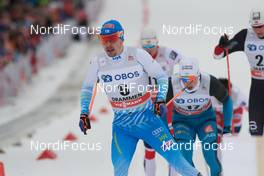 08.03.2017, Drammen, Norway (NOR): Ristomatti Hakola (FIN), Lucas Chanavat (FRA), Andreas Myran Steen (NOR), (l-r)  - FIS world cup cross-country, individual sprint, Drammen (NOR). www.nordicfocus.com. © Rauschendorfer/NordicFocus. Every downloaded picture is fee-liable.