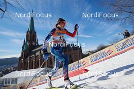 08.03.2017, Drammen, Norway (NOR): Sophie Caldwell (USA) - FIS world cup cross-country, individual sprint, Drammen (NOR). www.nordicfocus.com. © Rauschendorfer/NordicFocus. Every downloaded picture is fee-liable.