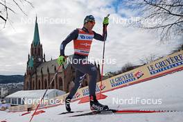 08.03.2017, Drammen, Norway (NOR): Federico Pellegrino (ITA) - FIS world cup cross-country, individual sprint, Drammen (NOR). www.nordicfocus.com. © Rauschendorfer/NordicFocus. Every downloaded picture is fee-liable.