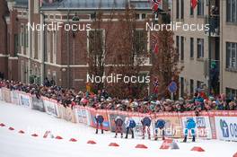 08.03.2017, Drammen, Norway (NOR): downhill section quarter finals men - FIS world cup cross-country, individual sprint, Drammen (NOR). www.nordicfocus.com. © Rauschendorfer/NordicFocus. Every downloaded picture is fee-liable.