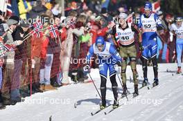 11.03.2017, Oslo, Norway (NOR): Raido Rankel (EST), Andy Kuehne (GER), Aivar Rehemaa (EST) - FIS world cup cross-country, mass men, Oslo (NOR). www.nordicfocus.com. © Thibaut/NordicFocus. Every downloaded picture is fee-liable.