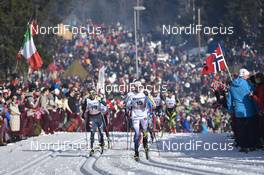 11.03.2017, Oslo, Norway (NOR): Dietmar Noeckler (ITA), Daniel Rickardsson (SWE) - FIS world cup cross-country, mass men, Oslo (NOR). www.nordicfocus.com. © Thibaut/NordicFocus. Every downloaded picture is fee-liable.