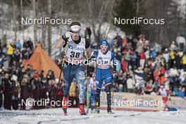 11.03.2017, Oslo, Norway (NOR): Benjamin Lustgarten (USA), Karel Tammjarv (EST), (l-r) - FIS world cup cross-country, mass men, Oslo (NOR). www.nordicfocus.com. © Manzoni/NordicFocus. Every downloaded picture is fee-liable.