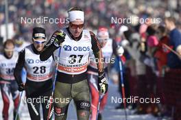 11.03.2017, Oslo, Norway (NOR): Thomas Wick (GER), Ueli Schnider (SUI) - FIS world cup cross-country, mass men, Oslo (NOR). www.nordicfocus.com. © Thibaut/NordicFocus. Every downloaded picture is fee-liable.