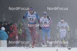 12.03.2017, Oslo, Norway (NOR): Polina Kalsina (RUS), Anne Kylloenen (FIN), Linn Soemskar (SWE), (l-r) - FIS world cup cross-country, mass women, Oslo (NOR). www.nordicfocus.com. © NordicFocus. Every downloaded picture is fee-liable.