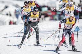 18.03.2017, Quebec, Canada (CAN): Jovian Hediger (SUI), Viktor Thorn (SWE), (l-r)  - FIS world cup cross-country, mass men, Quebec (CAN). www.nordicfocus.com. © Modica/NordicFocus. Every downloaded picture is fee-liable.