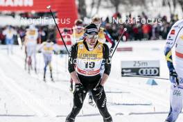 18.03.2017, Quebec, Canada (CAN): Roman Furger (SUI) - FIS world cup cross-country, mass men, Quebec (CAN). www.nordicfocus.com. © Modica/NordicFocus. Every downloaded picture is fee-liable.