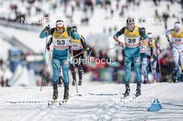 18.03.2017, Quebec, Canada (CAN): Adrien Backscheider (FRA), Clement Parisse (FRA), (l-r)  - FIS world cup cross-country, mass men, Quebec (CAN). www.nordicfocus.com. © Modica/NordicFocus. Every downloaded picture is fee-liable.