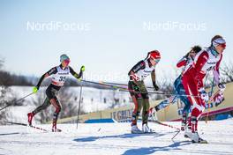 18.03.2017, Quebec, Canada (CAN): Stefanie Boehler (GER), Katharina Hennig (GER), (l-r)  - FIS world cup cross-country, mass women, Quebec (CAN). www.nordicfocus.com. © Modica/NordicFocus. Every downloaded picture is fee-liable.