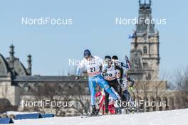 19.03.2017, Quebec, Canada (CAN): Matti Heikkinen (FIN), Roman Furger (SUI), (l-r)  - FIS world cup cross-country, pursuit men, Quebec (CAN). www.nordicfocus.com. © Modica/NordicFocus. Every downloaded picture is fee-liable.