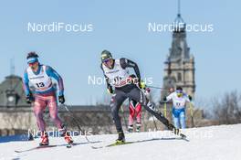 19.03.2017, Quebec, Canada (CAN): Alexander Bessmertnykh (RUS), Dietmar Noeckler (ITA), (l-r)  - FIS world cup cross-country, pursuit men, Quebec (CAN). www.nordicfocus.com. © Modica/NordicFocus. Every downloaded picture is fee-liable.