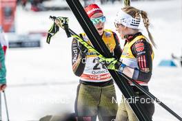 19.03.2017, Quebec, Canada (CAN): Katharina Hennig (GER), Sandra Ringwald (GER), (l-r)  - FIS world cup cross-country, pursuit women, Quebec (CAN). www.nordicfocus.com. © Modica/NordicFocus. Every downloaded picture is fee-liable.