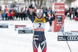 19.03.2017, Quebec, Canada (CAN): Marit Bjoergen (NOR) - FIS world cup cross-country, pursuit women, Quebec (CAN). www.nordicfocus.com. © Modica/NordicFocus. Every downloaded picture is fee-liable.