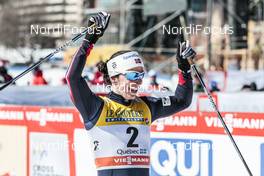 19.03.2017, Quebec, Canada (CAN): Marit Bjoergen (NOR) - FIS world cup cross-country, pursuit women, Quebec (CAN). www.nordicfocus.com. © Modica/NordicFocus. Every downloaded picture is fee-liable.