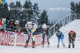 23.02.2017, Lahti, Finland (FIN): Stina Nilsson (SWE), Sophie Caldwell (USA), (l-r)  - FIS nordic world ski championships, cross-country, individual sprint, Lahti (FIN). www.nordicfocus.com. © Modica/NordicFocus. Every downloaded picture is fee-liable.