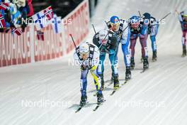 23.02.2017, Lahti, Finland (FIN): Calle Halfvarsson (SWE), Lucas Chanavat (FRA), (l-r)  - FIS nordic world ski championships, cross-country, individual sprint, Lahti (FIN). www.nordicfocus.com. © Modica/NordicFocus. Every downloaded picture is fee-liable.