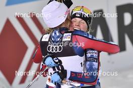 23.02.2017, Lahti, Finland (FIN): Jessica Diggins (USA), Sophie Caldwell (USA) - FIS nordic world ski championships, cross-country, individual sprint, Lahti (FIN). www.nordicfocus.com. © Thibaut/NordicFocus. Every downloaded picture is fee-liable.