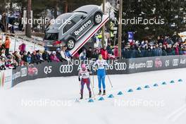 22.02.2017, Lahti, Finland (FIN): Cesar Baena (VEN), Veljko Grbovic (MNE), (l-r)  - FIS nordic world ski championships, cross-country, individual sprint, Lahti (FIN). www.nordicfocus.com. © NordicFocus. Every downloaded picture is fee-liable.