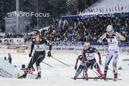 23.02.2017, Lahti, Finland (FIN): Laurien Van Der Graaff (SUI), Maiken Caspersen Falla (NOR), Hanna Falk (SWE), (l-r)  - FIS nordic world ski championships, cross-country, individual sprint, Lahti (FIN). www.nordicfocus.com. © Modica/NordicFocus. Every downloaded picture is fee-liable.