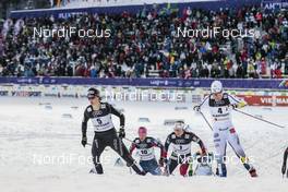 23.02.2017, Lahti, Finland (FIN): Laurien Van Der Graaff (SUI), Kikkan Randall (USA), Maiken Caspersen Falla (NOR), Hanna Falk (SWE), (l-r)  - FIS nordic world ski championships, cross-country, individual sprint, Lahti (FIN). www.nordicfocus.com. © Modica/NordicFocus. Every downloaded picture is fee-liable.