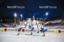 23.02.2017, Lahti, Finland (FIN): Sindre Bjoernestad Skar (NOR), Sergey Ustiugov (RUS), Alexander Bolshunov (RUS), (l-r)  - FIS nordic world ski championships, cross-country, individual sprint, Lahti (FIN). www.nordicfocus.com. © Modica/NordicFocus. Every downloaded picture is fee-liable.