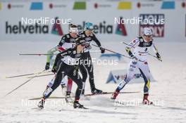23.02.2017, Lahti, Finland (FIN): Laurien Van Der Graaff (SUI), Hanna Falk (SWE), (l-r)  - FIS nordic world ski championships, cross-country, individual sprint, Lahti (FIN). www.nordicfocus.com. © Modica/NordicFocus. Every downloaded picture is fee-liable.