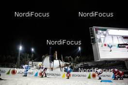 23.02.2017, Lahti, Finland (FIN): Anssi Pentsinen (FIN), Dominik Baldauf (AUT), Gleb Retivykh (RUS), (l-r)  - FIS nordic world ski championships, cross-country, individual sprint, Lahti (FIN). www.nordicfocus.com. © Modica/NordicFocus. Every downloaded picture is fee-liable.