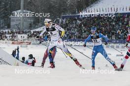 23.02.2017, Lahti, Finland (FIN): Stina Nilsson (SWE), Ilaria Debertolis (ITA), (l-r)  - FIS nordic world ski championships, cross-country, individual sprint, Lahti (FIN). www.nordicfocus.com. © Modica/NordicFocus. Every downloaded picture is fee-liable.