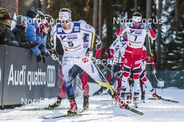 05.03.2017, Lahti, Finland (FIN): Marcus Hellner (SWE), Hans Christer Holund (NOR), (l-r)  - FIS nordic world ski championships, cross-country, mass men, Lahti (FIN). www.nordicfocus.com. © Modica/NordicFocus. Every downloaded picture is fee-liable.