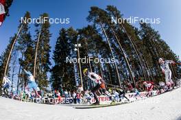 05.03.2017, Lahti, Finland (FIN): The start of the race (l-r)  - FIS nordic world ski championships, cross-country, mass men, Lahti (FIN). www.nordicfocus.com. © Modica/NordicFocus. Every downloaded picture is fee-liable.