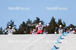 05.03.2017, Lahti, Finland (FIN): Marcus Hellner (SWE), Alex Harvey  (CAN), Toni Livers (SUI), Martin Johnsrud Sundby (NOR), (l-r)  - FIS nordic world ski championships, cross-country, mass men, Lahti (FIN). www.nordicfocus.com. © Modica/NordicFocus. Every downloaded picture is fee-liable.