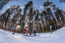 05.03.2017, Lahti, Finland (FIN): Alex Harvey  (CAN), Sergey Ustiugov  (RUS), Dario Cologna (SUI), Maurice Manificat (FRA), (l-r)  - FIS nordic world ski championships, cross-country, mass men, Lahti (FIN). www.nordicfocus.com. © Modica/NordicFocus. Every downloaded picture is fee-liable.