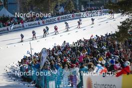 05.03.2017, Lahti, Finland (FIN):  (l-r)  - FIS nordic world ski championships, cross-country, mass men, Lahti (FIN). www.nordicfocus.com. © Modica/NordicFocus. Every downloaded picture is fee-liable.