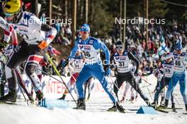 05.03.2017, Lahti, Finland (FIN): Sergio Rigoni (ITA), Roman Furger (SUI), Kusti Kittilae (FIN), (l-r)  - FIS nordic world ski championships, cross-country, mass men, Lahti (FIN). www.nordicfocus.com. © Modica/NordicFocus. Every downloaded picture is fee-liable.