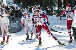 05.03.2017, Lahti, Finland (FIN): Michal Novak (CZE), Graeme Killick (CAN), Devon Kershaw (CAN), (l-r)  - FIS nordic world ski championships, cross-country, mass men, Lahti (FIN). www.nordicfocus.com. © Modica/NordicFocus. Every downloaded picture is fee-liable.