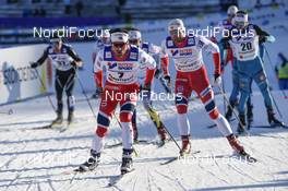 05.03.2017, Lahti, Finland (FIN): Hans Christer Holund (NOR), Petter Jr. Northug (NOR) - FIS nordic world ski championships, cross-country, mass men, Lahti (FIN). www.nordicfocus.com. © Thibaut/NordicFocus. Every downloaded picture is fee-liable.