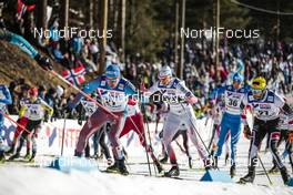 05.03.2017, Lahti, Finland (FIN): Alexey Chervotkin (RUS), Martin Jaks (CZE), Bernhard Tritscher (AUT), Sergio Rigoni (ITA), (l-r), (l-r)  - FIS nordic world ski championships, cross-country, mass men, Lahti (FIN). www.nordicfocus.com. © Modica/NordicFocus. Every downloaded picture is fee-liable.