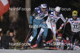 05.03.2017, Lahti, Finland (FIN): Robin Duvillard (FRA), Johan Olsson (SWE) - FIS nordic world ski championships, cross-country, mass men, Lahti (FIN). www.nordicfocus.com. © Thibaut/NordicFocus. Every downloaded picture is fee-liable.