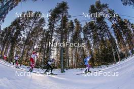 05.03.2017, Lahti, Finland (FIN): Sergey Ustiugov  (RUS), Dario Cologna (SUI), Maurice Manificat (FRA), Sjur Roethe (NOR), (l-r)  - FIS nordic world ski championships, cross-country, mass men, Lahti (FIN). www.nordicfocus.com. © Modica/NordicFocus. Every downloaded picture is fee-liable.